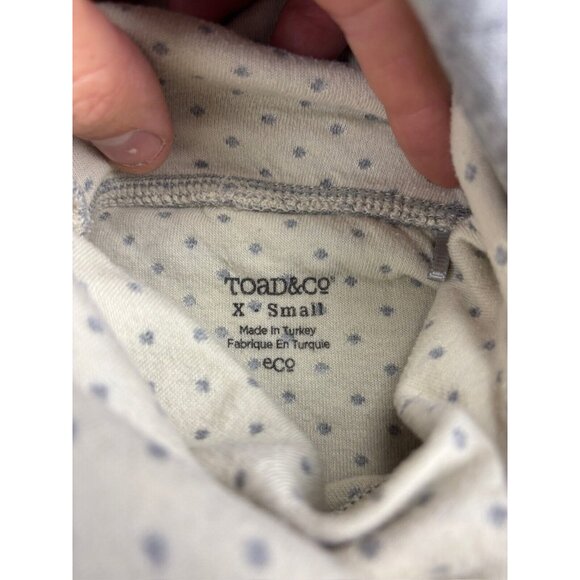 Toad & Co Sweatshirt Women's XS Gray Pullover Funnel Neck Long Sleeve Pockets - Picture 4 of 7